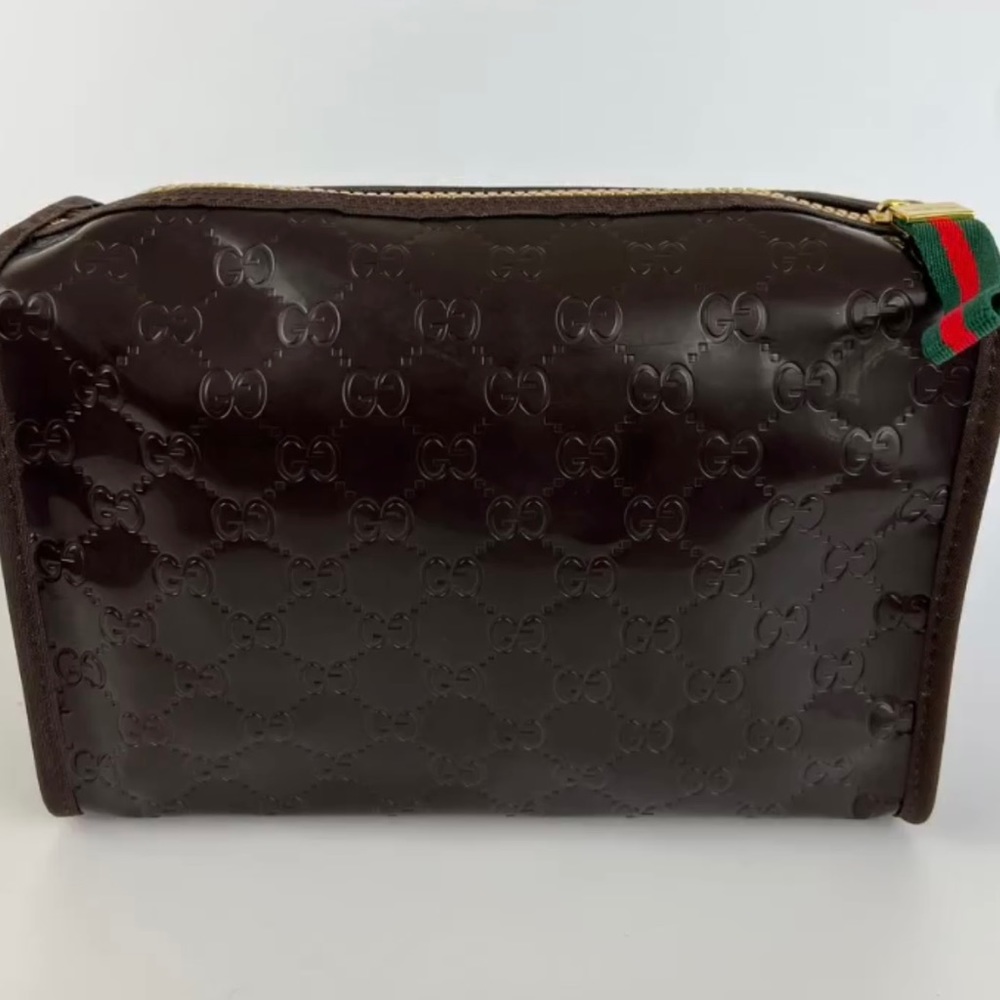 Gucci perfume cosmetics pouch.